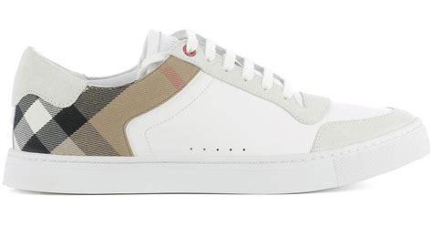 men's burberry white sneakers|Burberry high top sneakers men's.